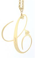 Collana TOCO D'ENCANTO Donna in Ottone INIZIALIC - INIZIALIC